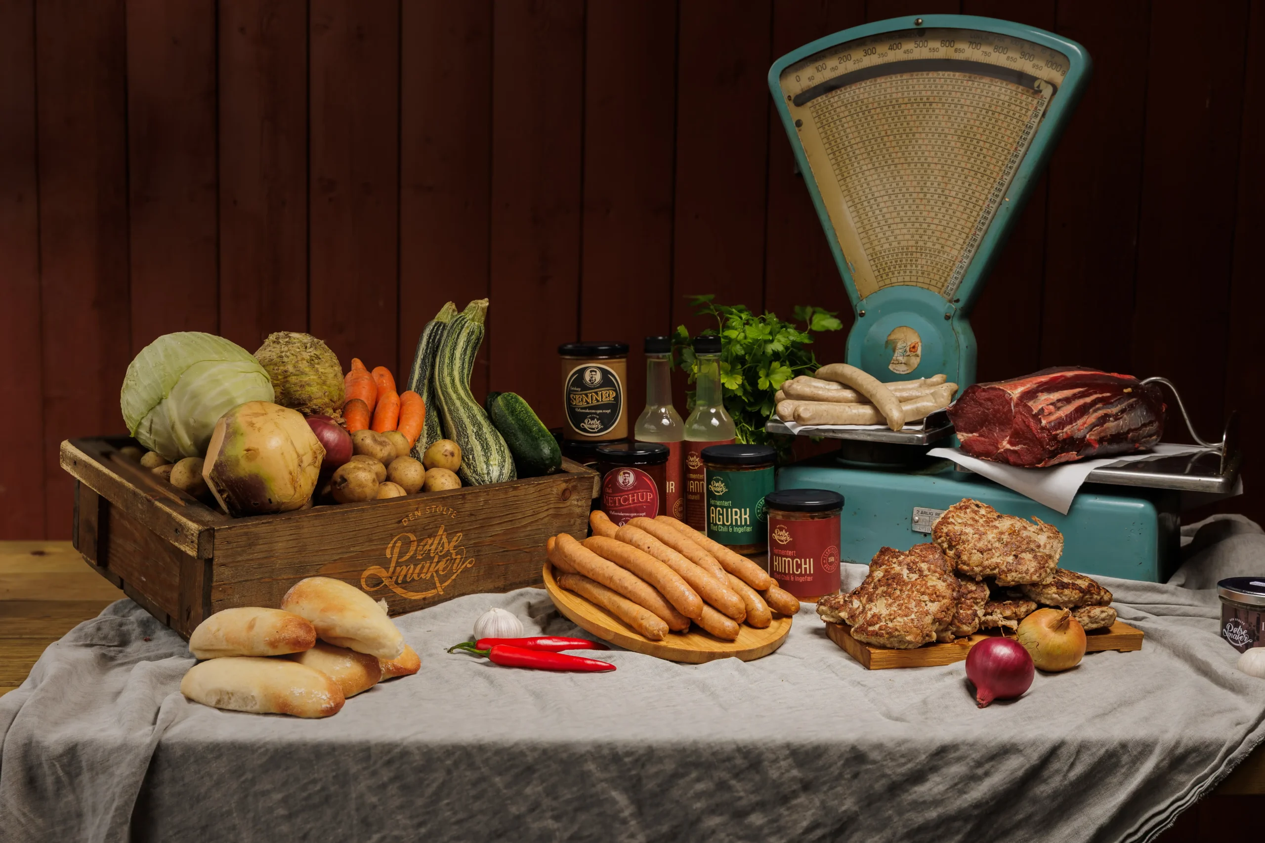 Håndlagde produkter fra Den Stolte Pølsemaker